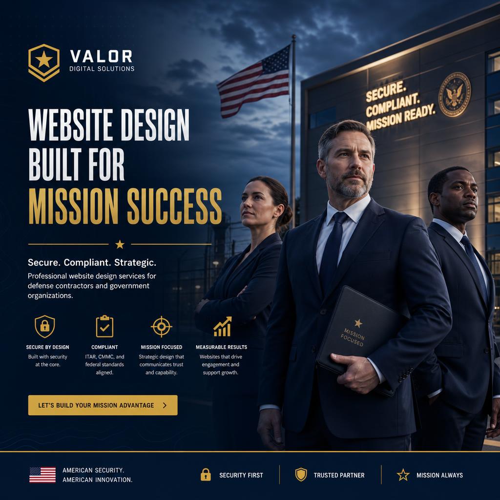 Defense Contractor Website Design Services Florida