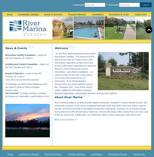 River Marina Estates HOA