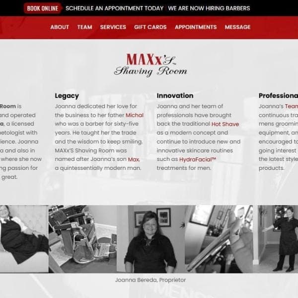 MAXx'S Shaving Room