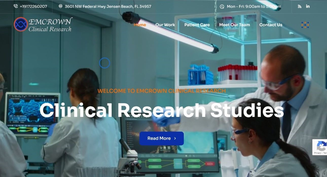 Emcrown Clinical Research Web Design Emcrown Clinical Research Web Design